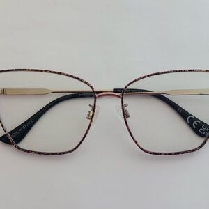 Prive Revaux Purr 7J8 Gold/Brown 59/15/140 Eyeglass Frame/ Perfect Condition.